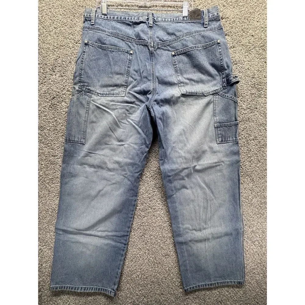 Levis Silver Tab Carpenter‎ Jeans Mens Size 38x32 Blue Denim 90's Vintage